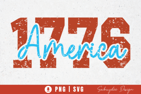 America 1776 Graphics for T-Shirt Designs