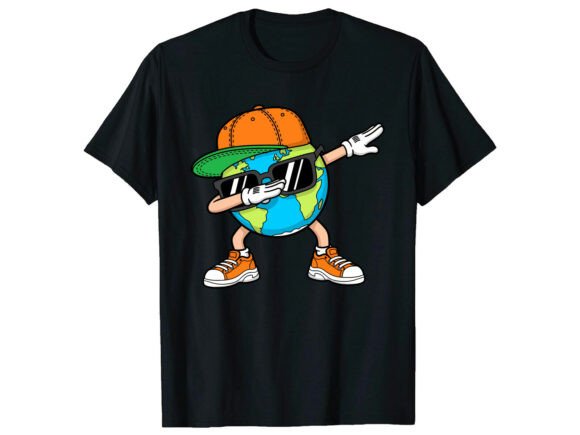 Earth Day Graphics: Dabbing T-Shirt Designs