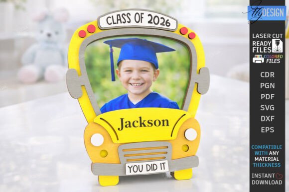Graduation Frame: Laser Cutting Home Decor