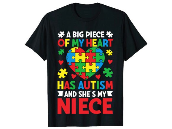 Proud Autism Niece Love T-Shirt Graphics Review