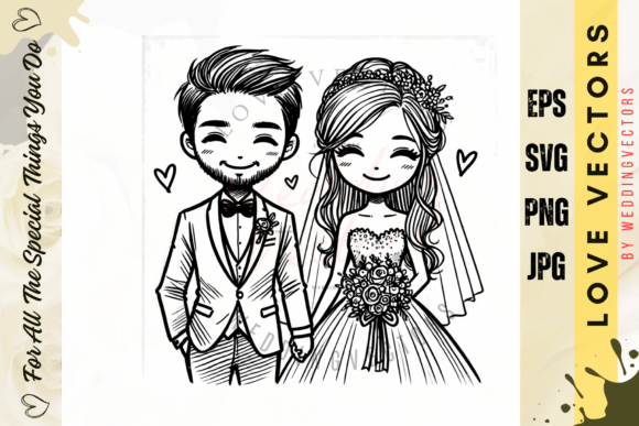 Weddingvectors 22002065: Graphics & Illustrations